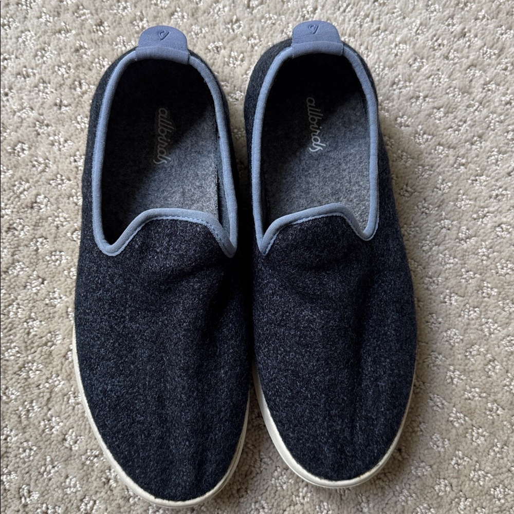 🟢 5/$25 Allbirds Women’s Merino Wool Lounger Loafer in Deep Navy Blue | Size W8 - Picture 3 of 9